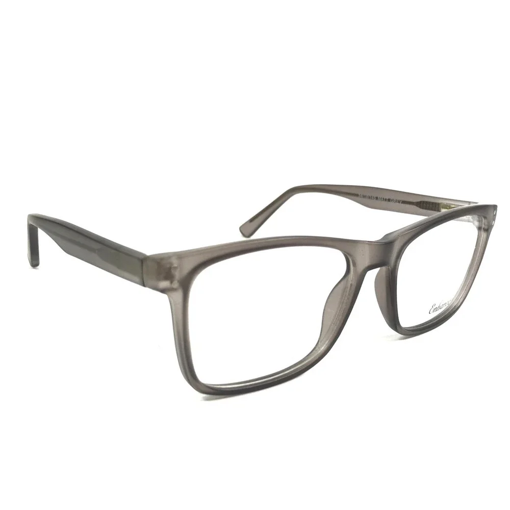 Enhance Eyeglasses Frames 4139 MATT GREY Matte Grey Rectangle Full Rim 54-18-145